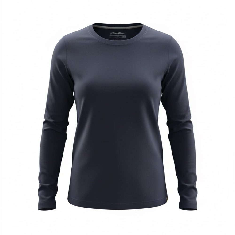 NWT Eddie Bauer Favorite Long Sleeve Crew Neck Women’s Top